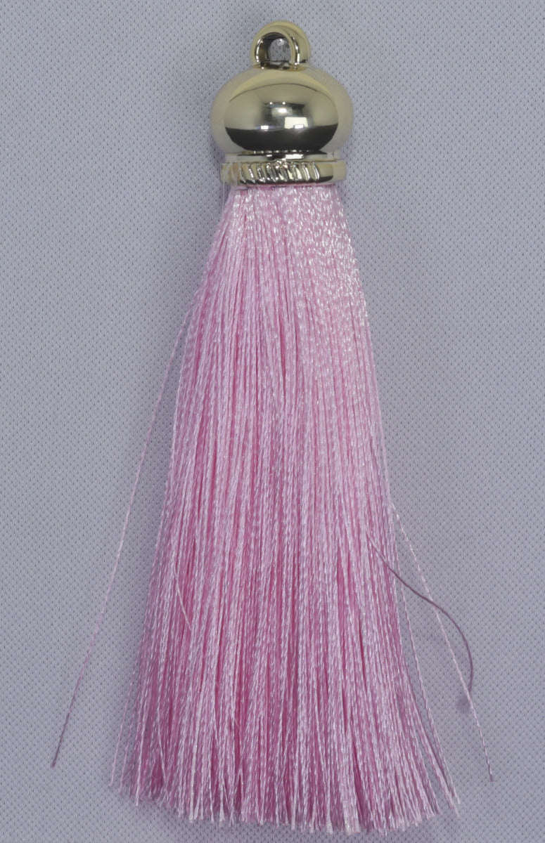 Tassels 90mm Light Gold Pink No10