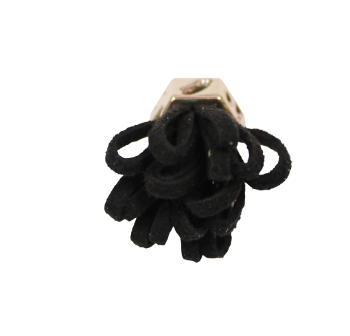 Tassels 25mm Hexagon Black