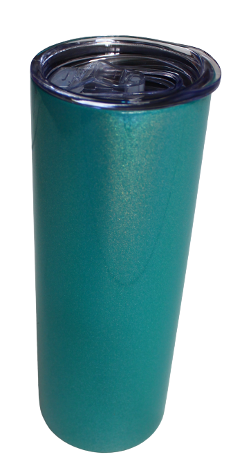 Sippy Straight Cup(20 OZ) 600ml Dark Aqua Green Glitter