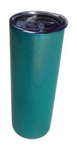 Sippy Straight Cup(20 OZ) 600ml Dark Aqua Green Glitter