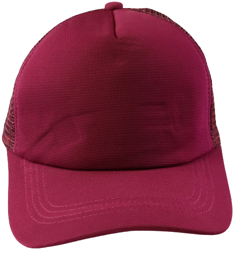 Cap Mesh Trucker Maroon