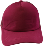 Cap Mesh Trucker Maroon
