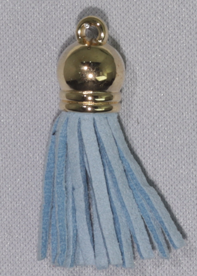 Tassels Gold 35mm Light Blue No 38