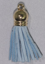 Tassels Gold 35mm Light Blue No 38