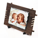 Rock Slate Wooden Frame Medium