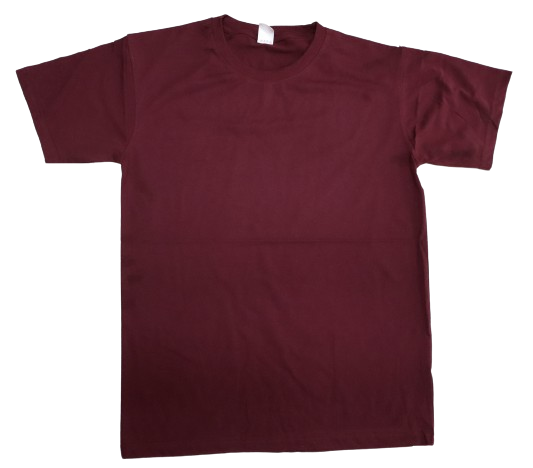 T-shirt 180 gram Maroon Large