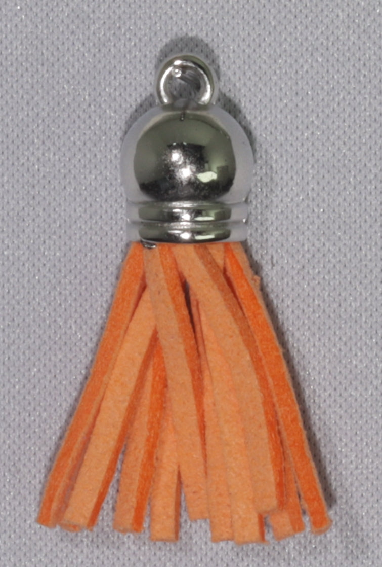Tassels Silver 35mm Orange No 9