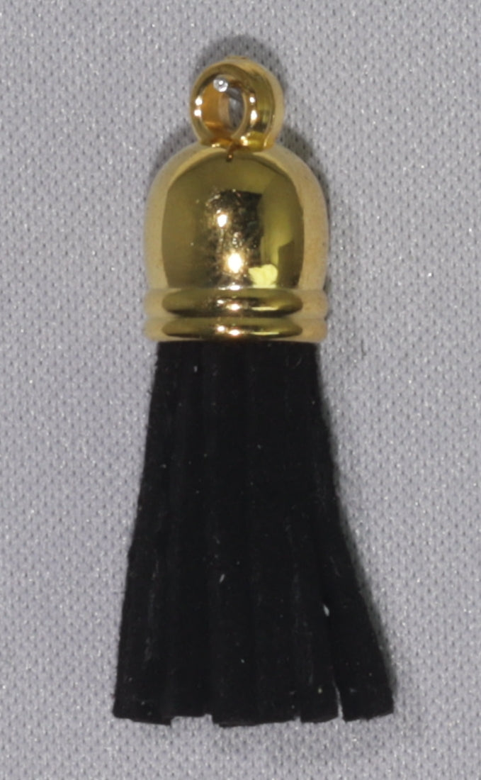 Tassels Gold 35mm Black No 2