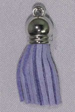Tassels Silver 35mm Lilac No 10