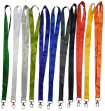 Lanyard - Red with ID Card Pouch 86x54mm (Long)