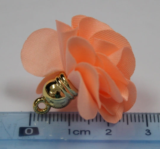 Tassels 25mm Flowers Peach