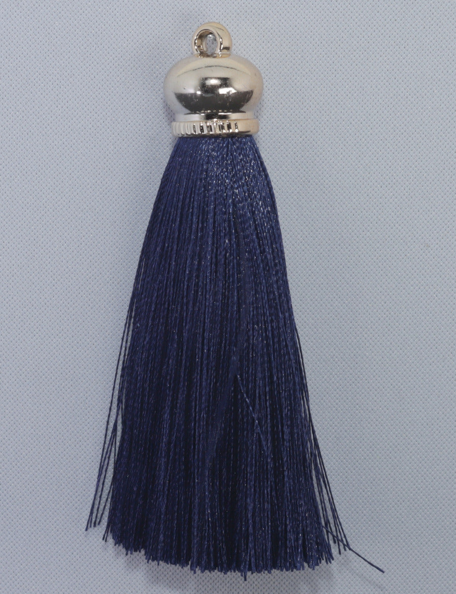 Tassels 90mm Light Gold Navy No33