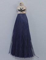 Tassels 90mm Light Gold Navy No33