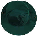 Cap Cricket Safari Style Round Brim Bottle Green