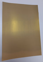 Vinyl Sticker Paper Brushed Light Gold A4 (20pcs)
