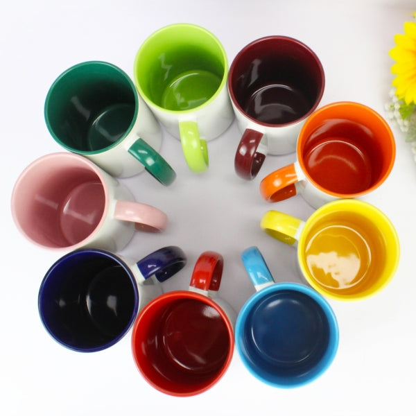 Mugs Inner Color and Handle Black