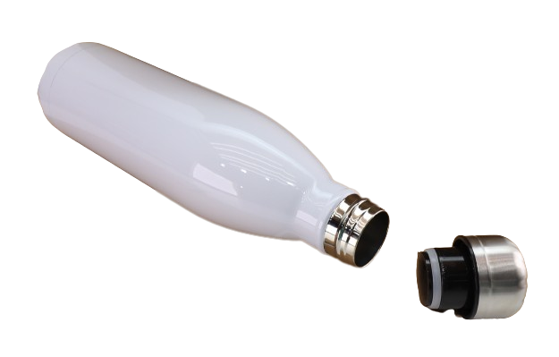 Flask Cola Bottle 500ml White (Sublimation & Vinyl)