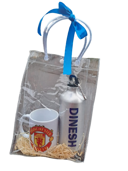 Tote Bag / Clear PVC Gift Bag 150x200mm (width 70mm) 5pcs