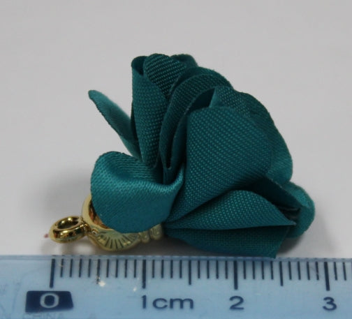 Tassels 25mm Flowers Petrol