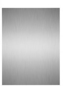 Aluminium A4 Wooden Plaque Silver (+- 300x200mm)