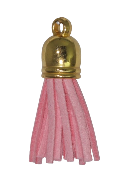 Tassels Gold 35mm Light Pink No 36