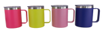 Double Wall Sippy Camping Mug 340ml Yellow