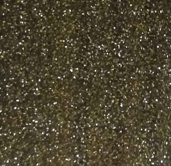 Vinyl HTV Glitter Black Gold