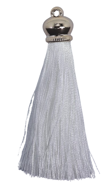 Tassels 90mm Light Gold White No5