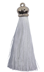 Tassels 90mm Light Gold White No5