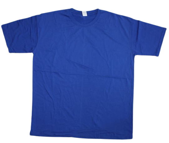 T-shirt 180 gram Blue Large X-Small or 16-17yrs