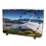 Rock Slate Clock