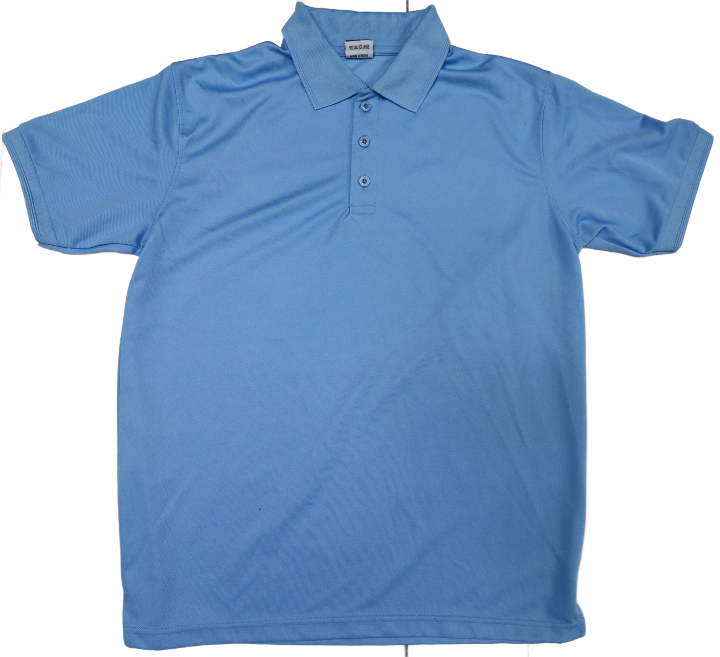 Golfers Drifit Polyester 220 gram Sky Blue Small