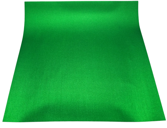 Glitter Sticker Adhesive Craft Vinyl Green 2pcs 25x30cm