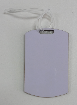 Luggage Tags MDF Rectangle (Oval top)