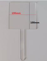 Cake Toppers Acrylic Perspex Square
