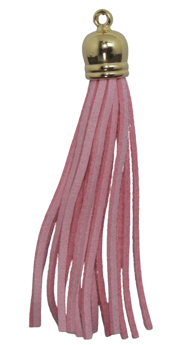 Tassels Gold 80mm Light Pink No 36