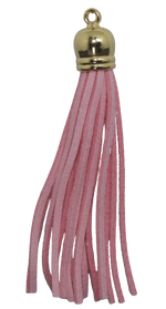 Tassels Gold 80mm Light Pink No 36