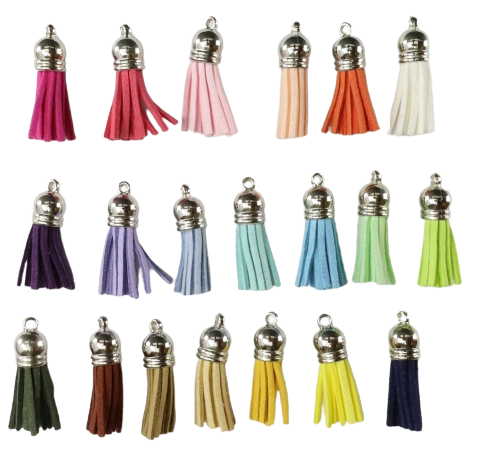 Tassels Silver 35mm Light Green No 37