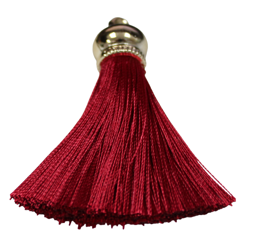 Tassels 65mm Burgandy