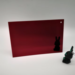 Acrylic Sheet Mirror Plum Red A4