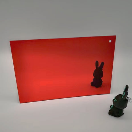 Acrylic Sheet Mirror Red A5