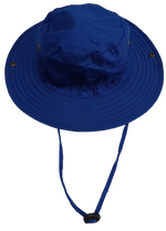 Cap Cricket Safari Style Round Brim Royal Blue