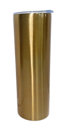 Double Wall Sippy Skinny 600ml Bronze Gold