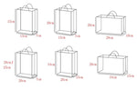 Tote Bag / Clear PVC Gift Bag 150x200mm (width 70mm) 5pcs