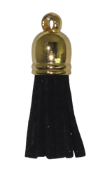 Tassels Gold 35mm Black No 2