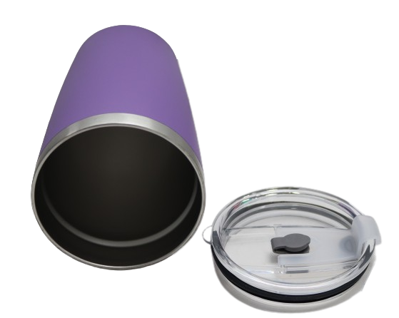 Double Wall Sippy Travel 600ml Purple