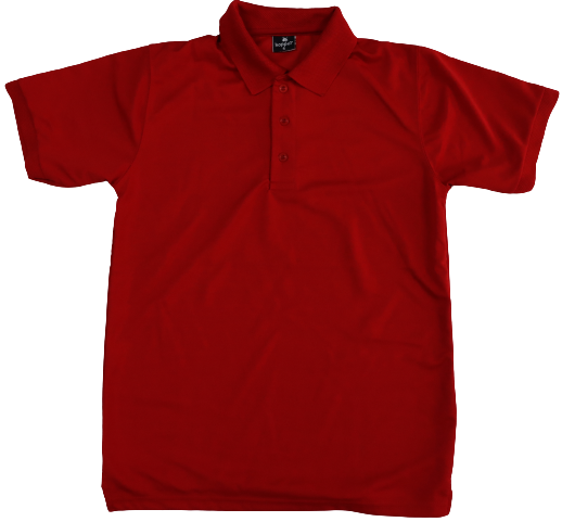 Golfers Drifit Polyester 220 gram Red 3XL