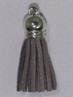 Tassels Silver 35mm Dark Grey No 20