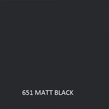 Vinyl Oracal 651 5yr Signage Matt Black