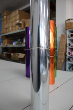 Vinyl Signage Metallic Chrome Silver